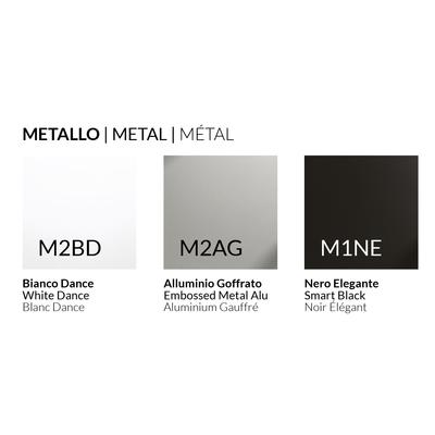 Colore delle maniglie: di serie alluminio goffrato M2AG 