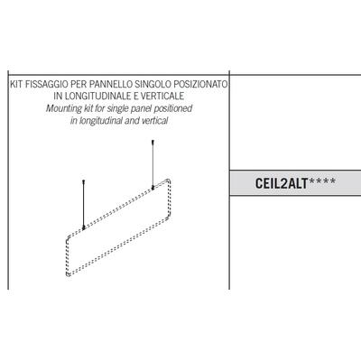 Posizionamento longitudinale e verticale - kit di fissaggio cromato 
