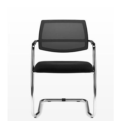 Sedia JOLLY con schienale in rete nera e sedile rivestito in tessuto nero IN PRONTA CONSEGNA 